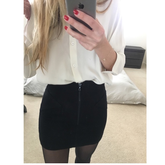 —SOLD on DEPOP— Alexander Wang 90s mini skirt XS - Picture 2 of 8
